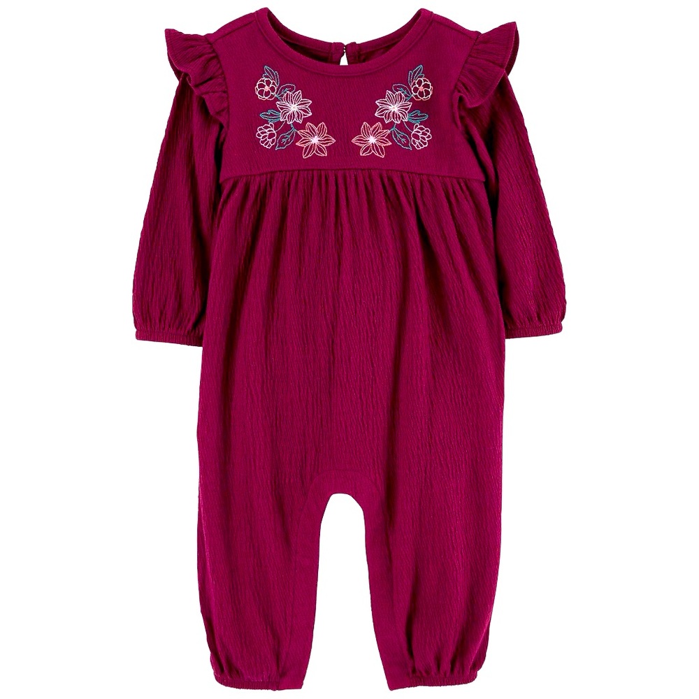 🌸Carter’s | Embroidered Floral Jumpsuit